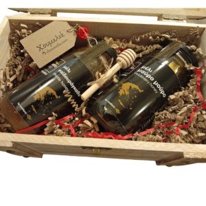 Ξύλινο κουτί δώρου ''Μπαούλο"